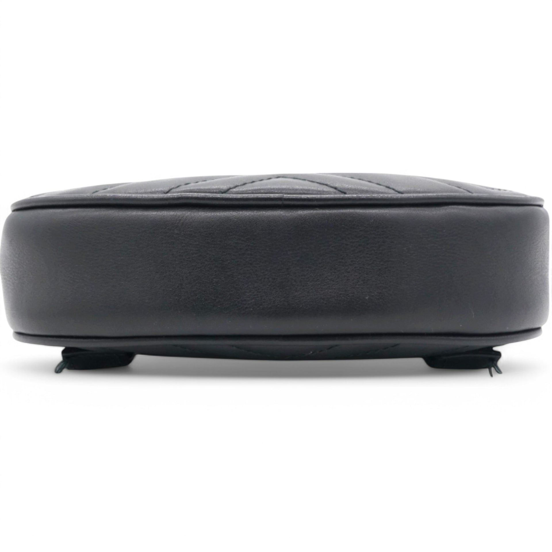 Gucci Matelasse GG Marmont Belt Bag Black 