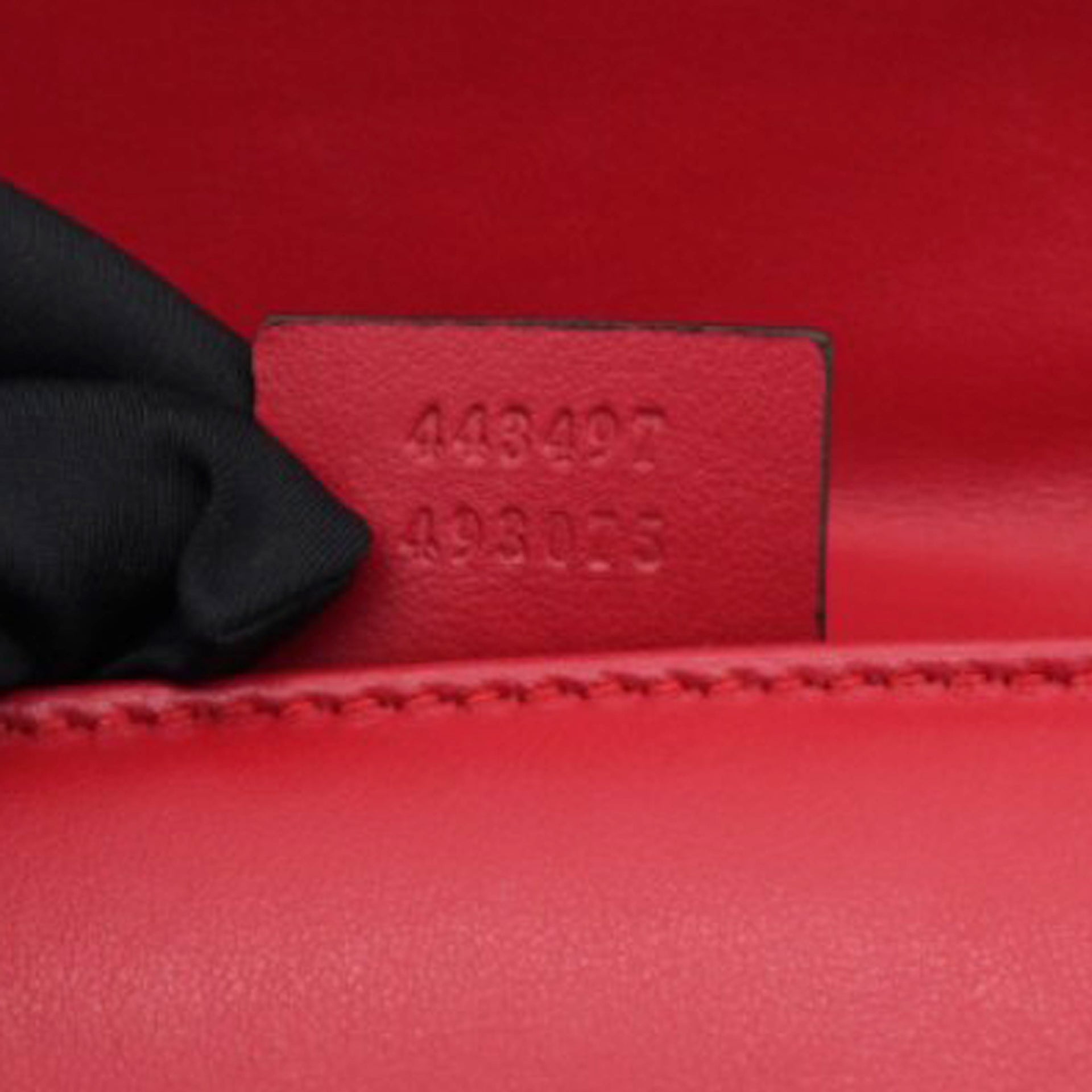  Gucci Matelasse Small GG Marmont Shoulder Bag Hibiscus Red 