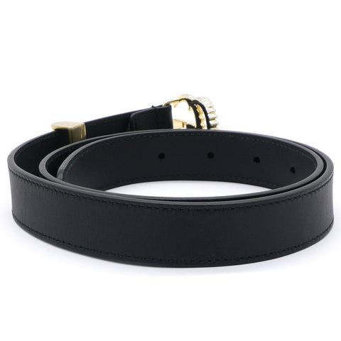 Gucci  Moon Torchon Double G Belt Black Size80 