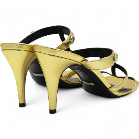Gucci Slim Horsebit Slide Sandals Size38 