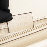 Gucci Textured Calfskin Crystal Small Dionysus Shoulder Bag Mystic White 