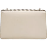 Gucci Textured Calfskin Crystal Small Dionysus Shoulder Bag Mystic White 