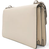 Gucci Textured Calfskin Crystal Small Dionysus Shoulder Bag Mystic White 