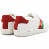  Gucci Web Interlocking G Womens Ace Sneakers White Size36 