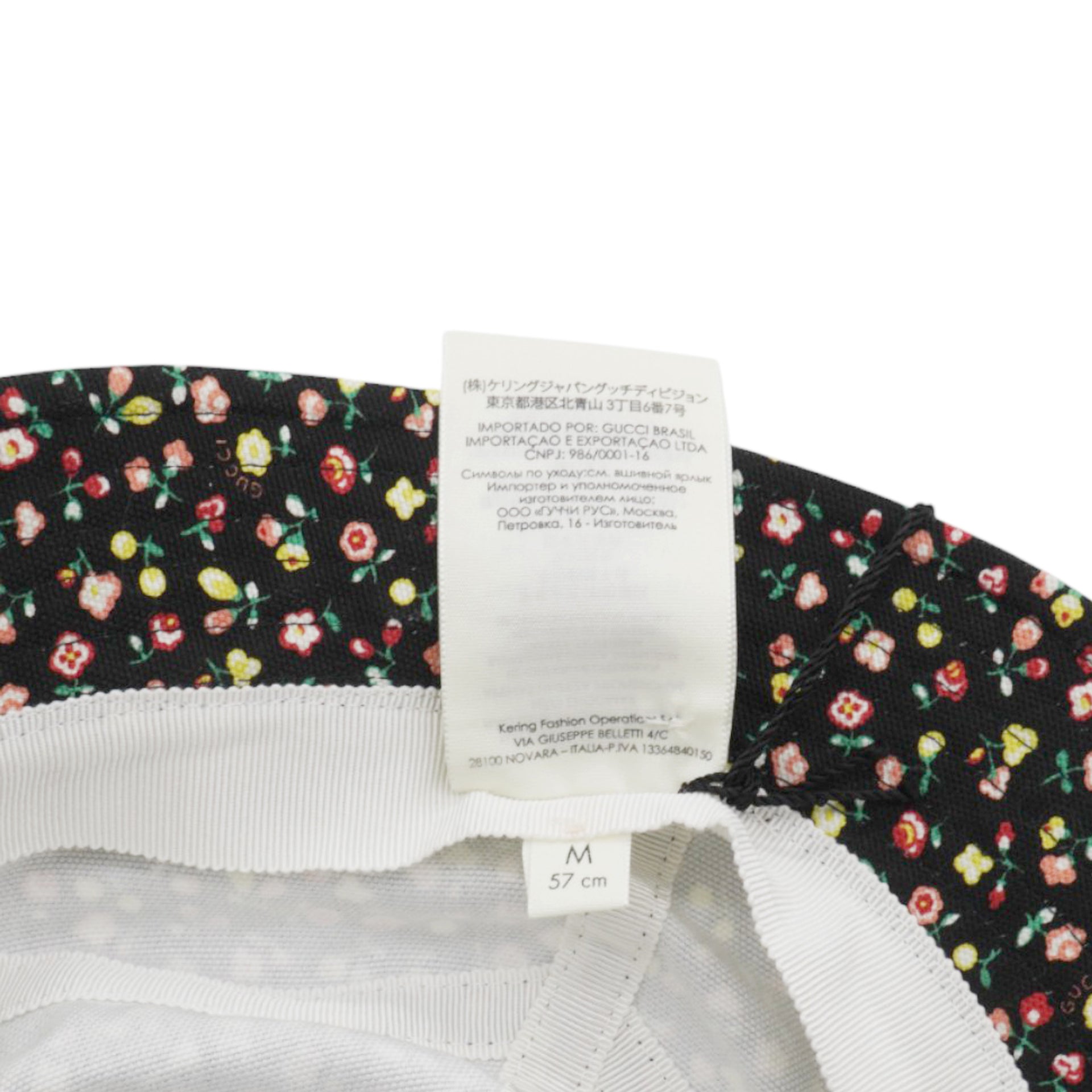 Gucci X Liberty of London Cotton Floral Bucket Hat Size 57/M