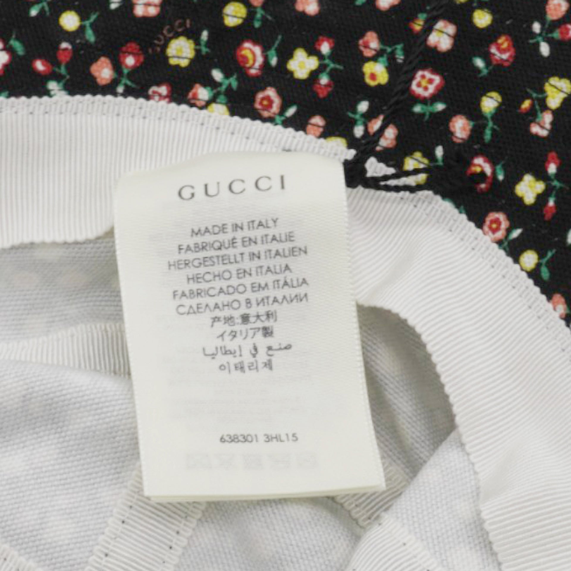 Gucci X Liberty of London Cotton Floral Bucket Hat Size 57/M