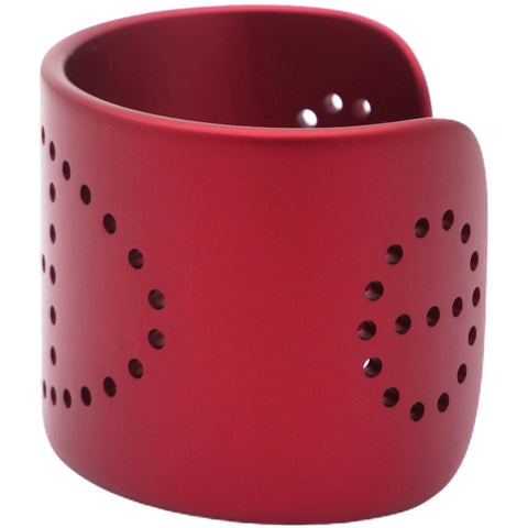 HERMES Aluminium Evelyne Sunset Cuff Bracelet T3 14 