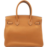 HERMES Birkin 30 Natural Sable Handbag 