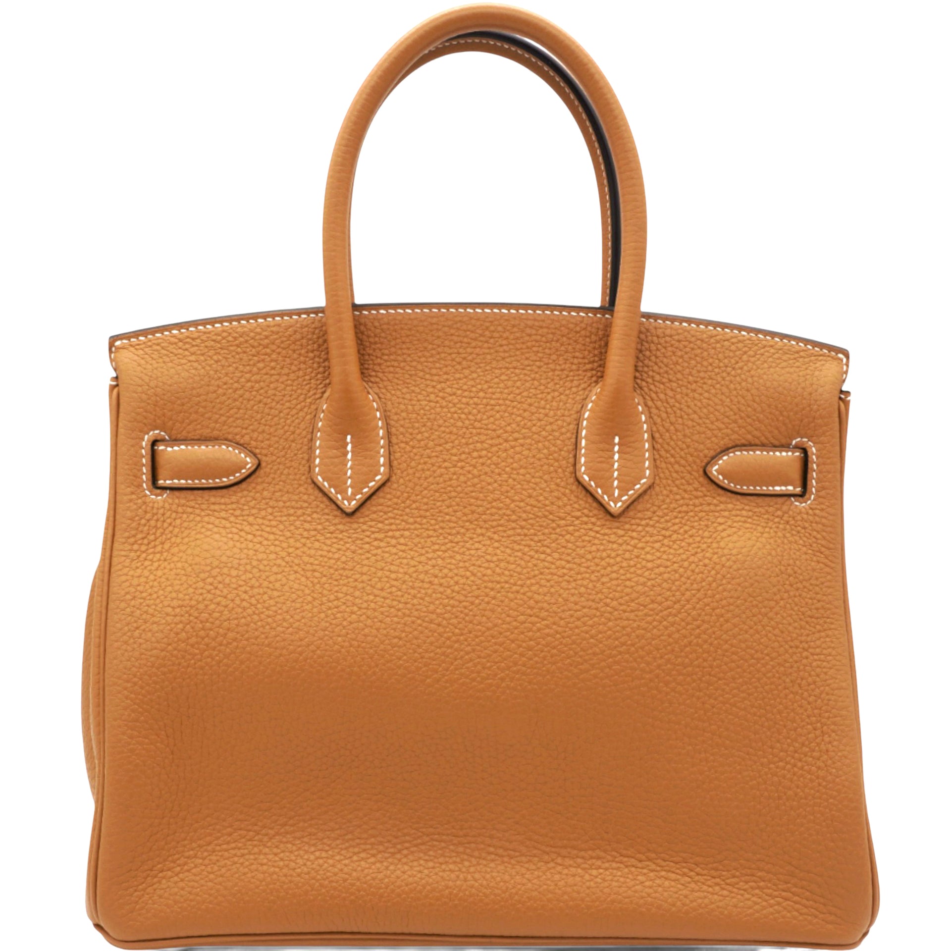 HERMES Birkin 30 Natural Sable Handbag 