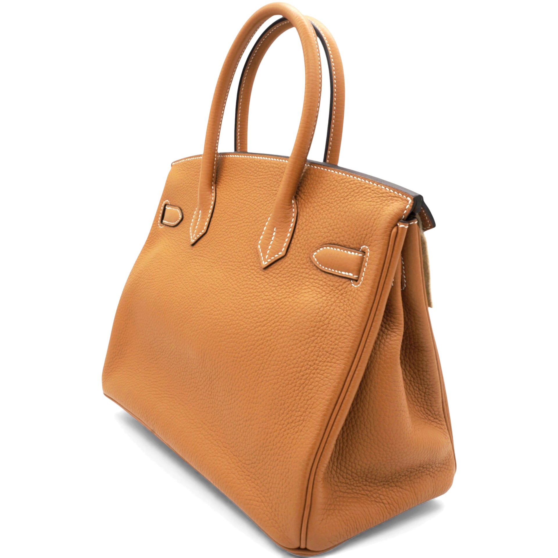 HERMES Birkin 30 Natural Sable Handbag 