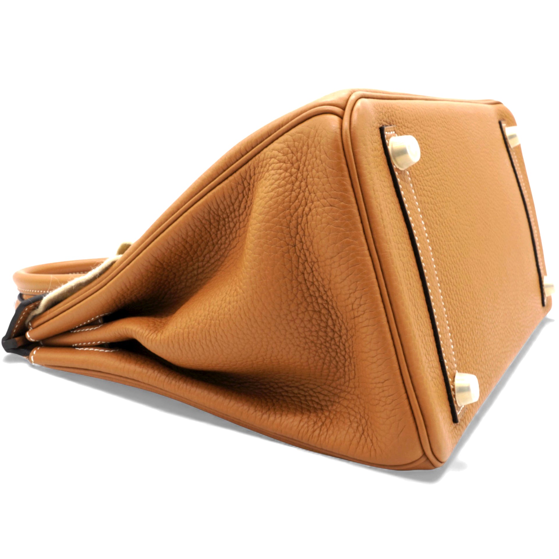 HERMES Birkin 30 Natural Sable Handbag 