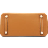 HERMES Birkin 30 Natural Sable Handbag 