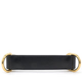 HERMES Black Leather Extension Chain 