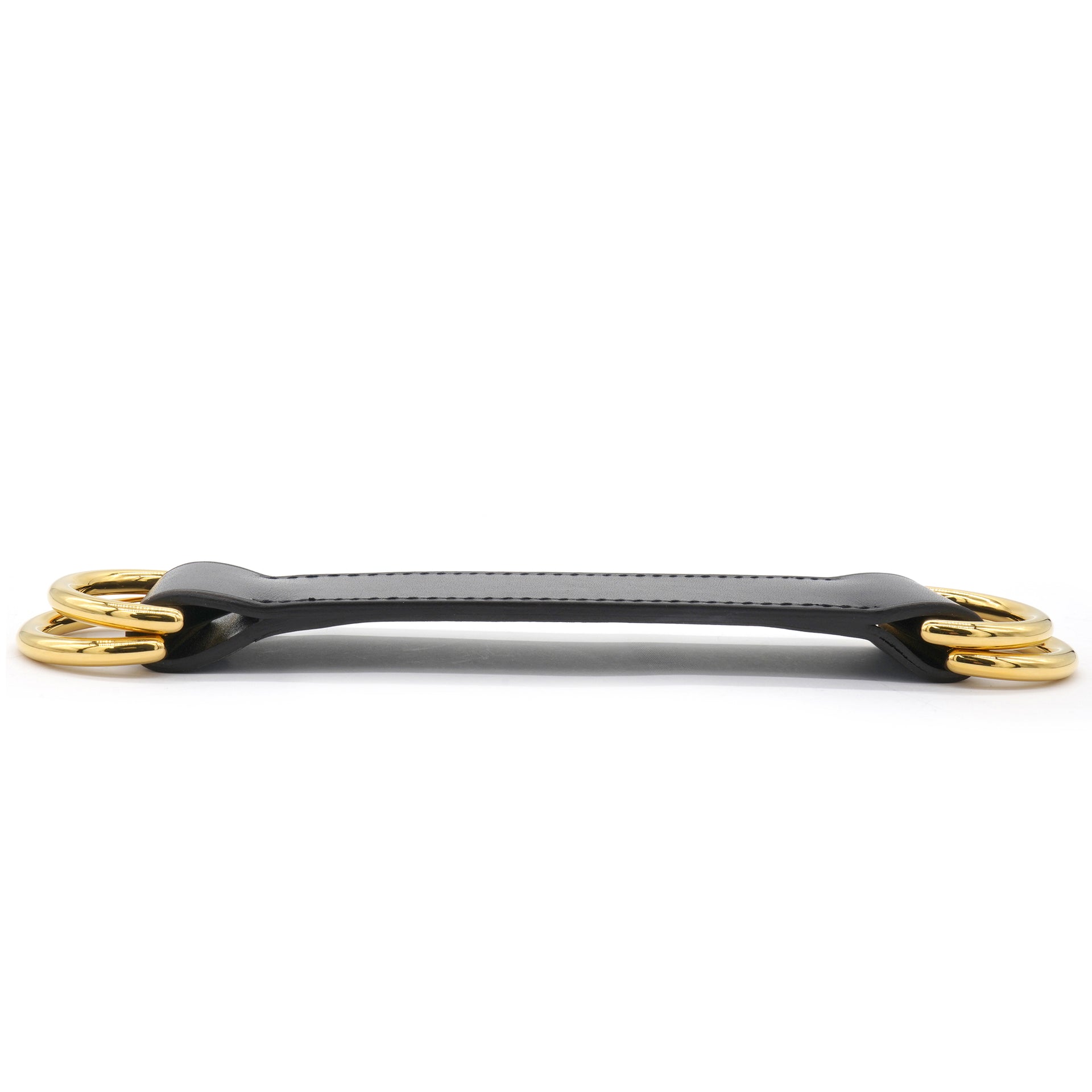 HERMES Black Leather Extension Chain 