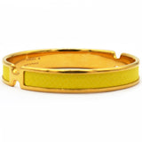 HERMES  Box Olympe Ear Cuff Jaune Citron 