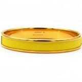 HERMES  Box Olympe Ear Cuff Jaune Citron 