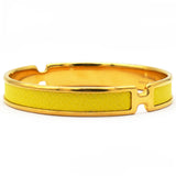 HERMES  Box Olympe Ear Cuff Jaune Citron 