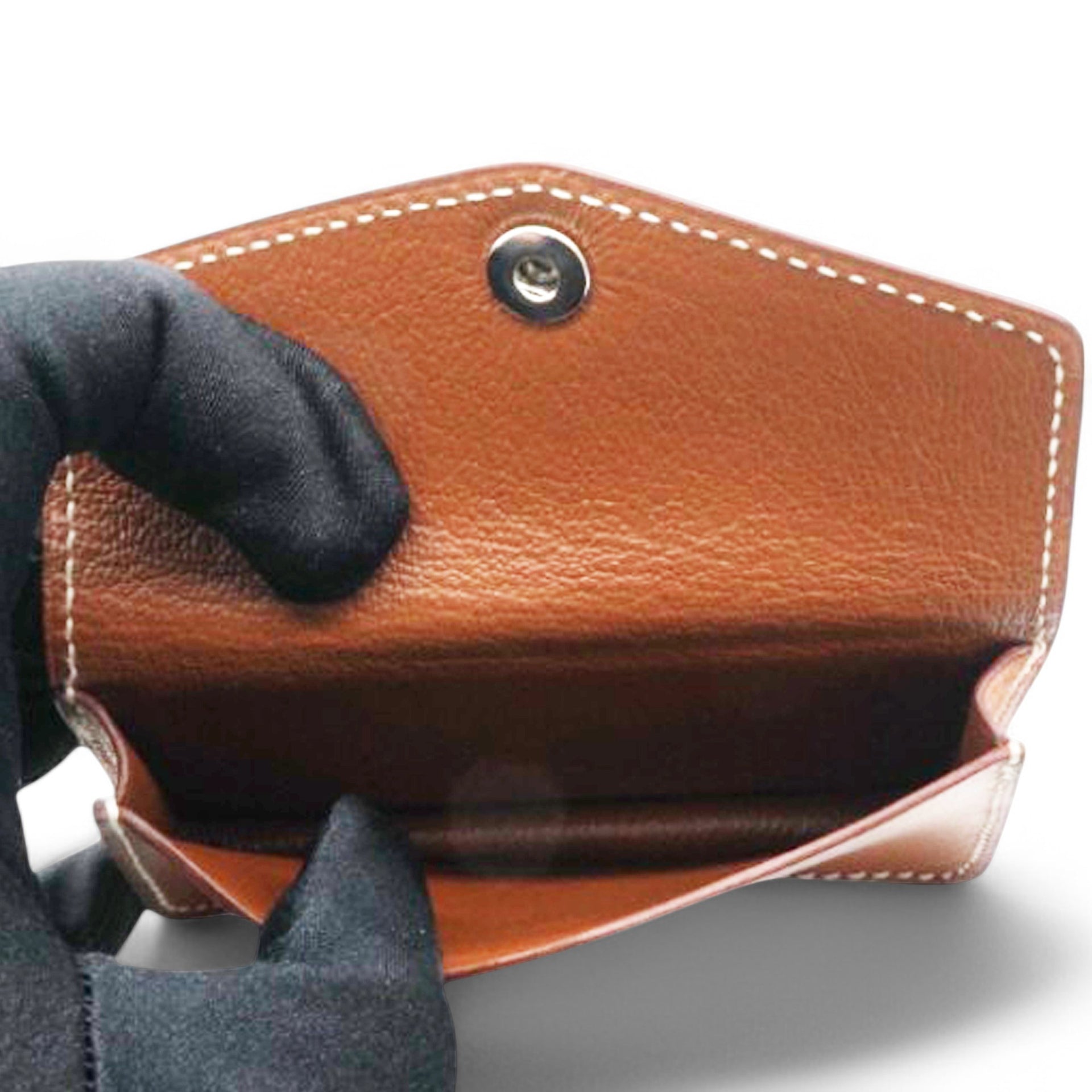 HERMES Brown Belt Bag Leather 