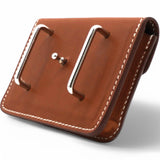 HERMES Brown Belt Bag Leather 