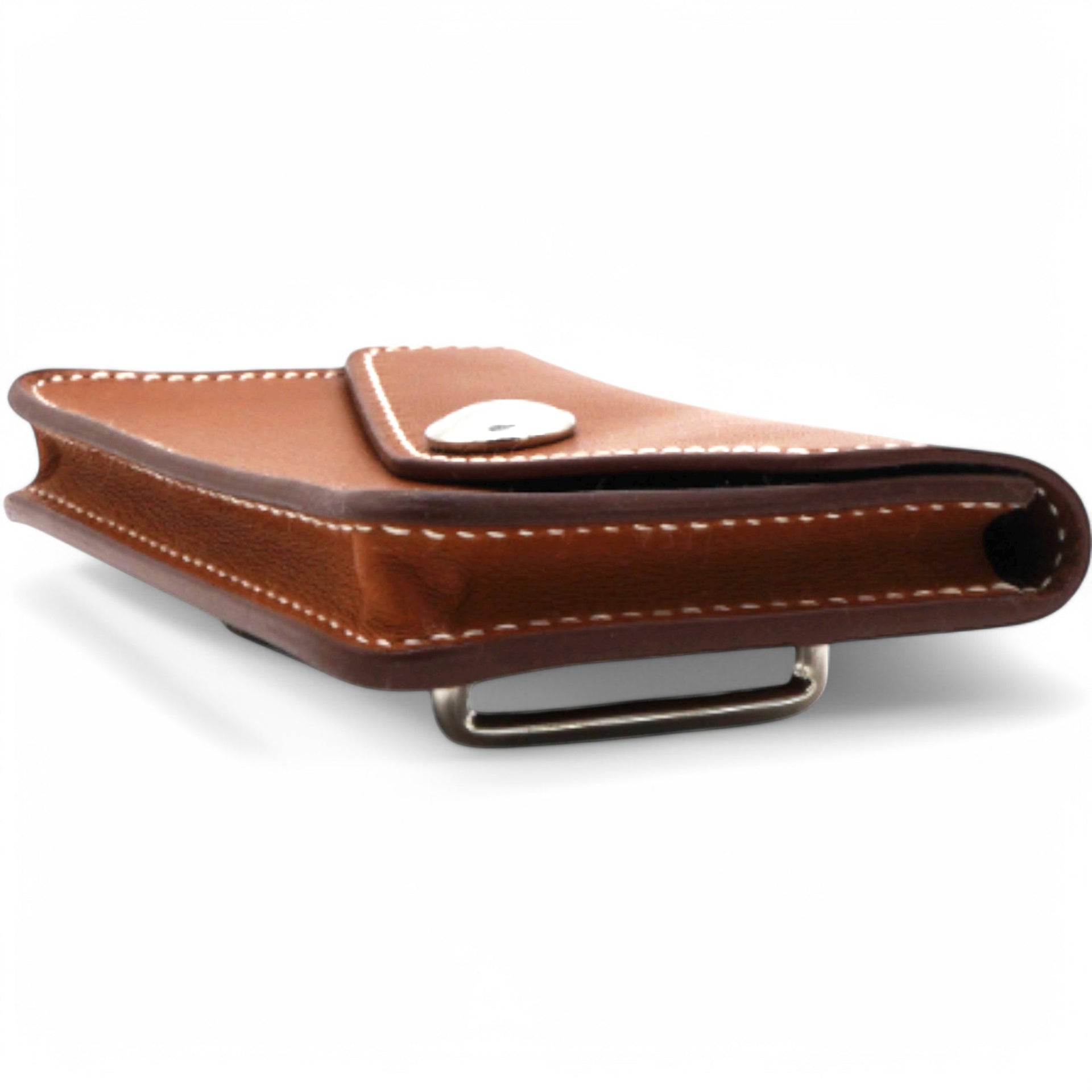 HERMES Brown Belt Bag Leather 