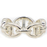HERMES Chaine D'Ancre Silver 925 Fashion No Stone Band Ring Silverr Size52 