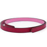 HERMES Chaine Medor Belt Buckle & Reversible Leather Strap 13 Mm Pink 70 