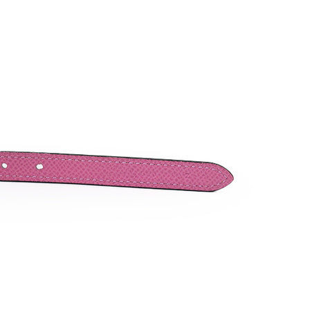 HERMES Chaine Medor Belt Buckle & Reversible Leather Strap 13 Mm Pink 70 
