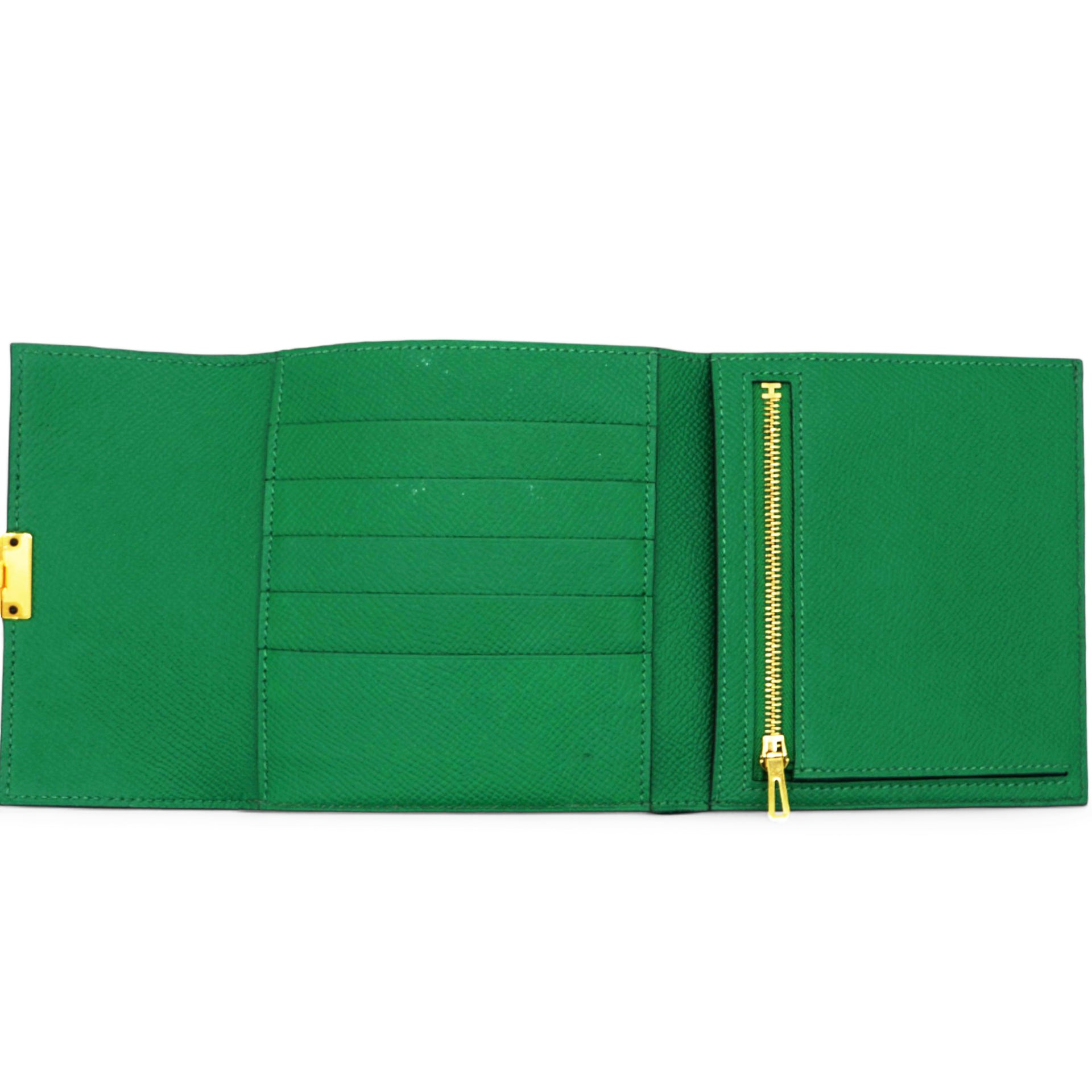 HERMES Chevre Mysore Clic Wallet 