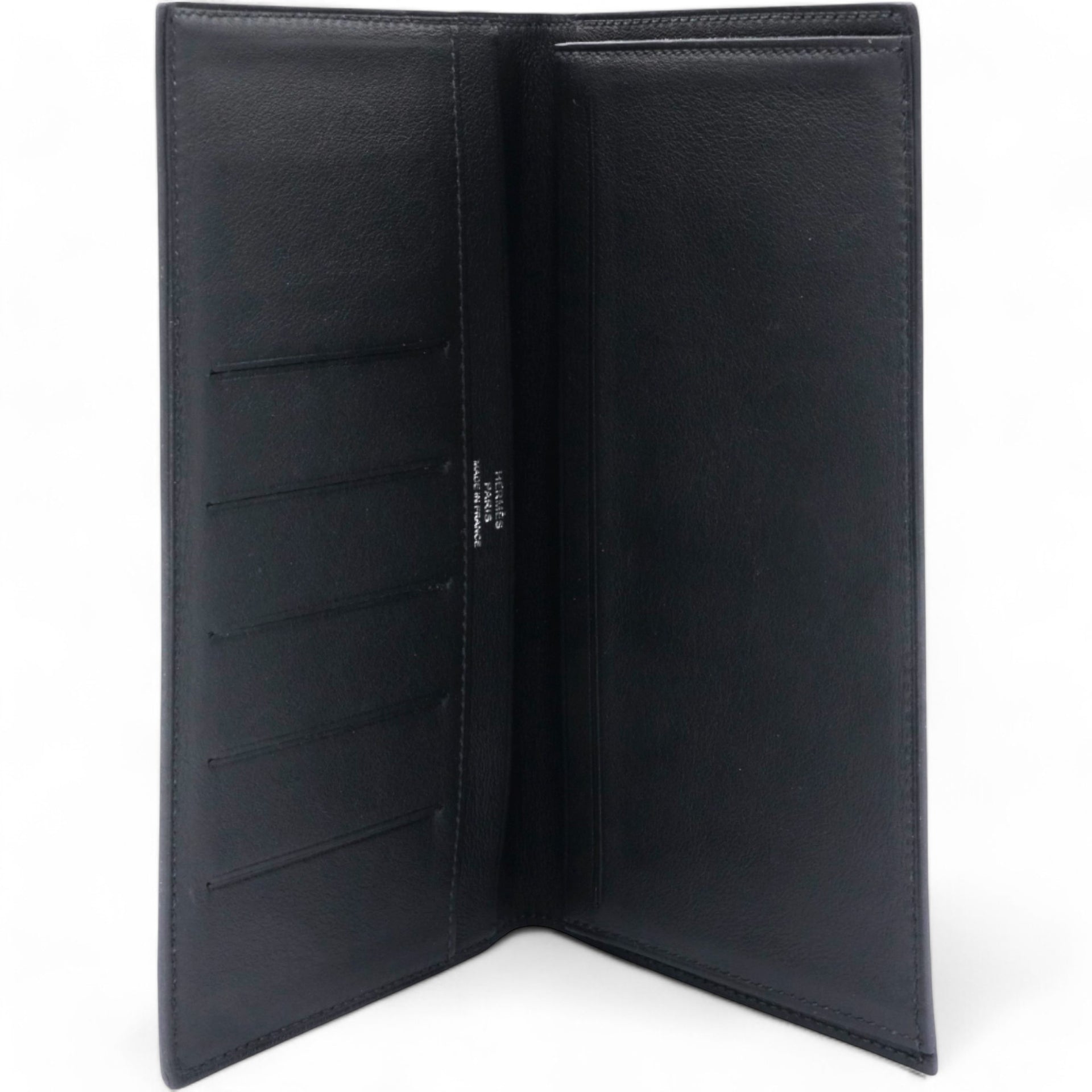 HERMES Else Citizen Long Wallet Black 