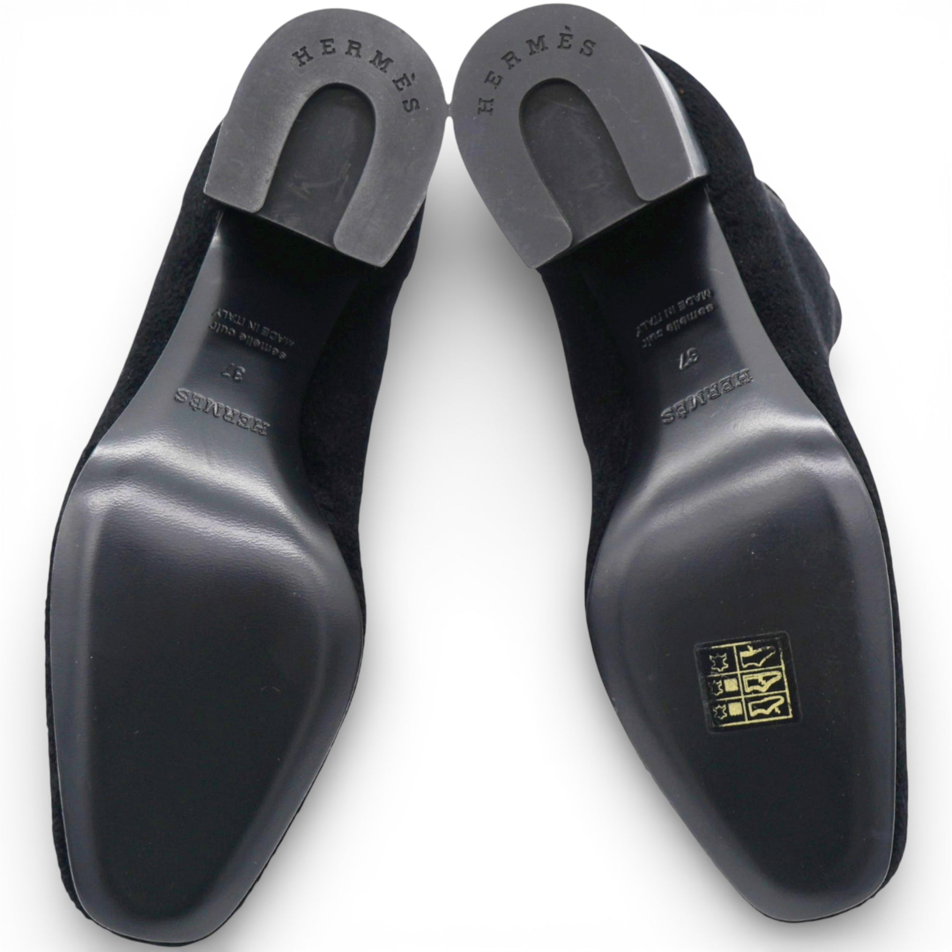 HERMES Jenna 60 Ankle Boot Size37 