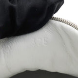 HERMES Leather Canvas Day Sneakers White Size37.5 