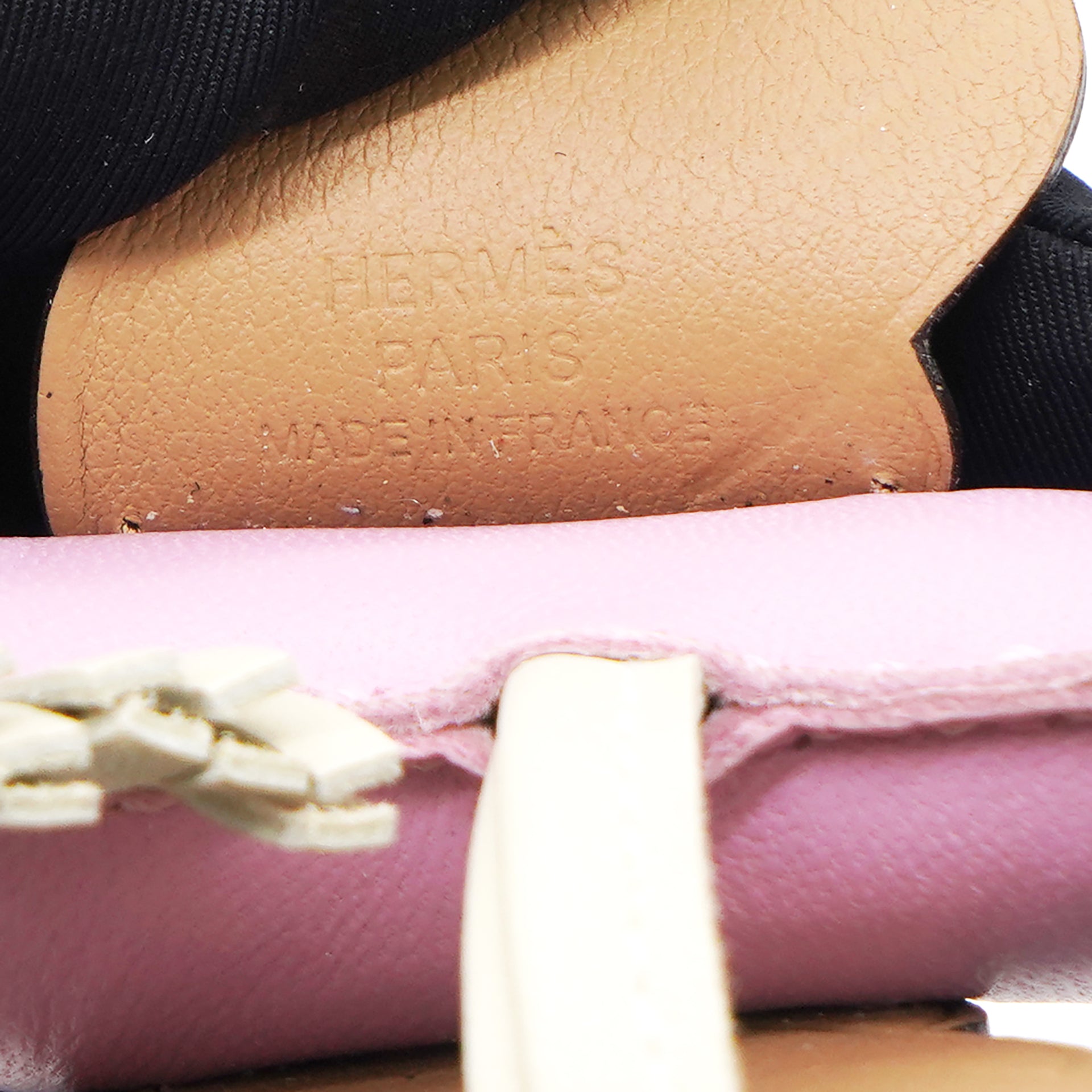 HERMES Milo Lambskin Grigri Rodeo Pegase Horse Bag Charm MM Mauve Sylvestre Craie Chai 