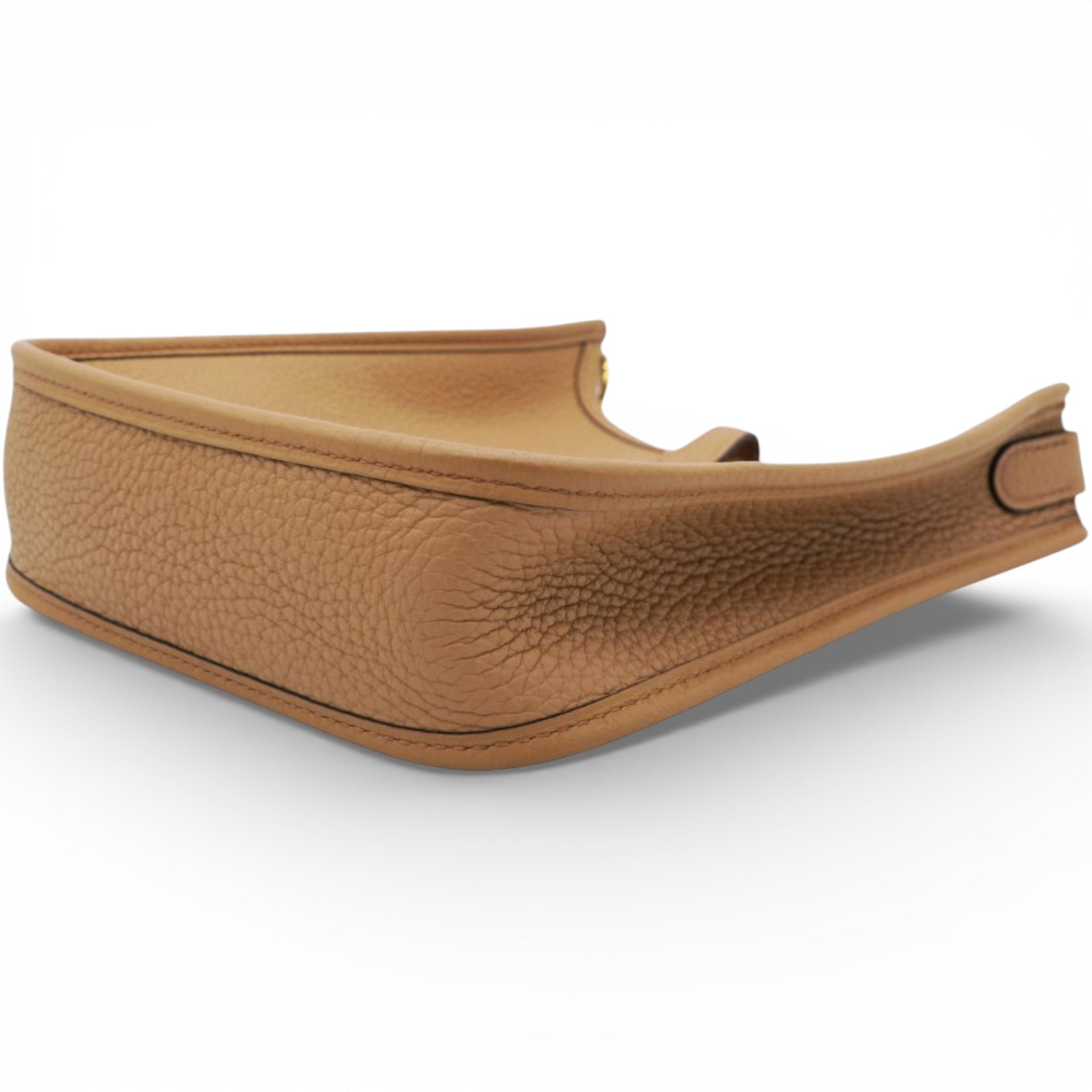 HERMES Mini Evelyne 16 Shoulder Bag Biscuit 