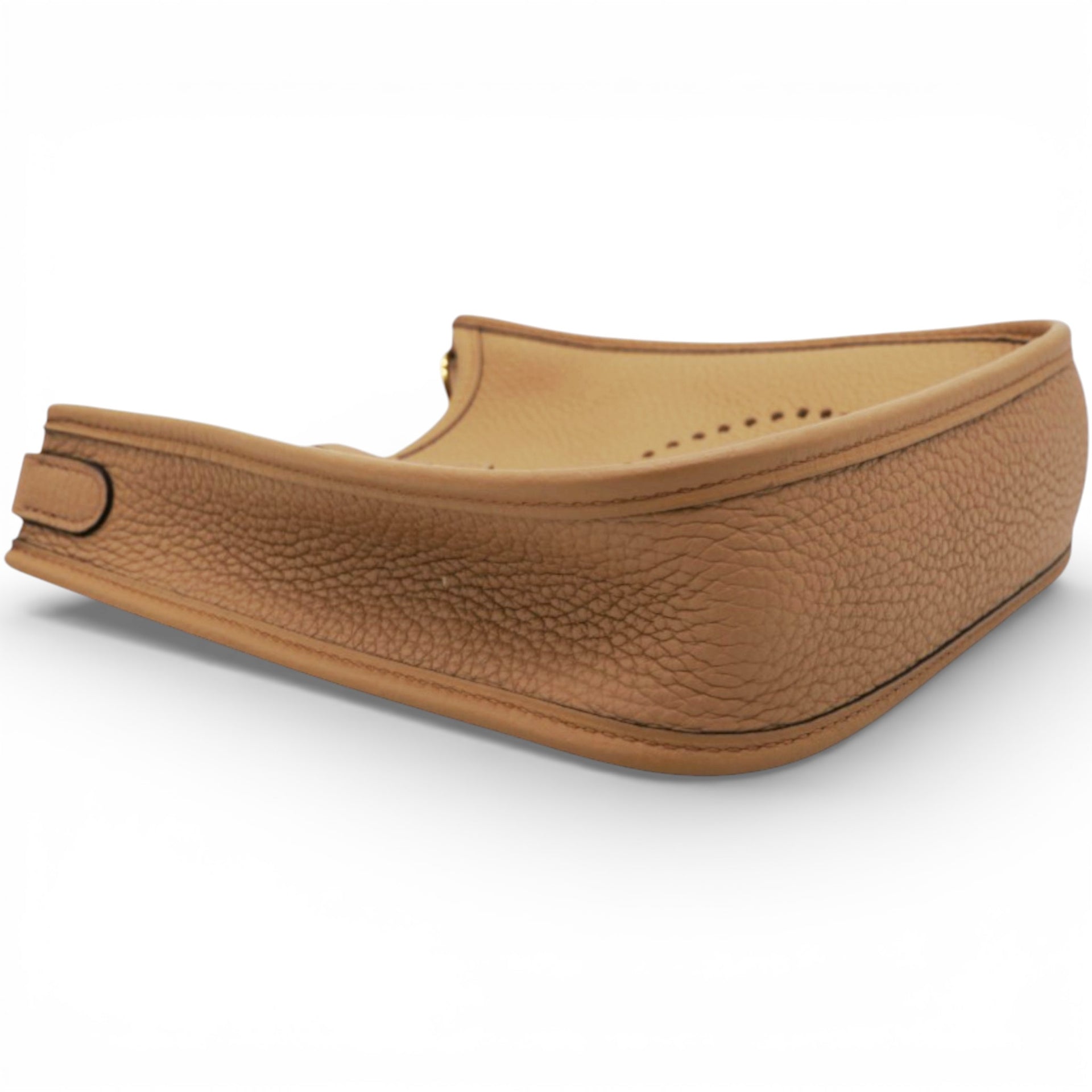 HERMES Mini Evelyne 16 Shoulder Bag Biscuit 