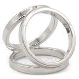 HERMES Palladium Trio Scarf Ring 