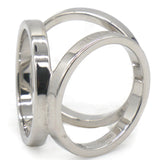 HERMES Palladium Trio Scarf Ring 