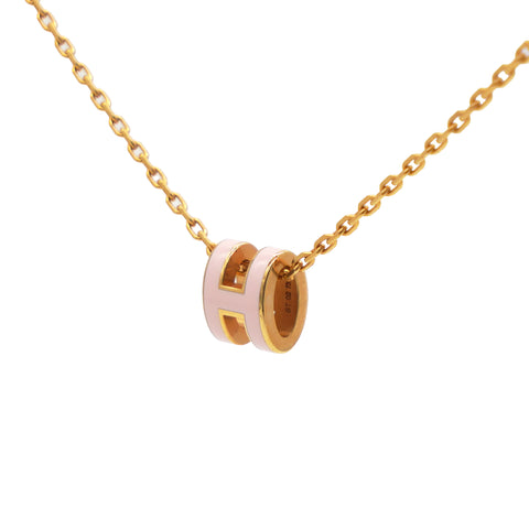 HERMES_Pop_H_Mini_Pink_Lacquer_Gold_Plated_Pendant
