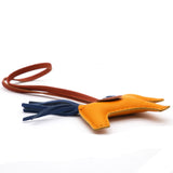 HERMES Rodeo Charm PM Brown 