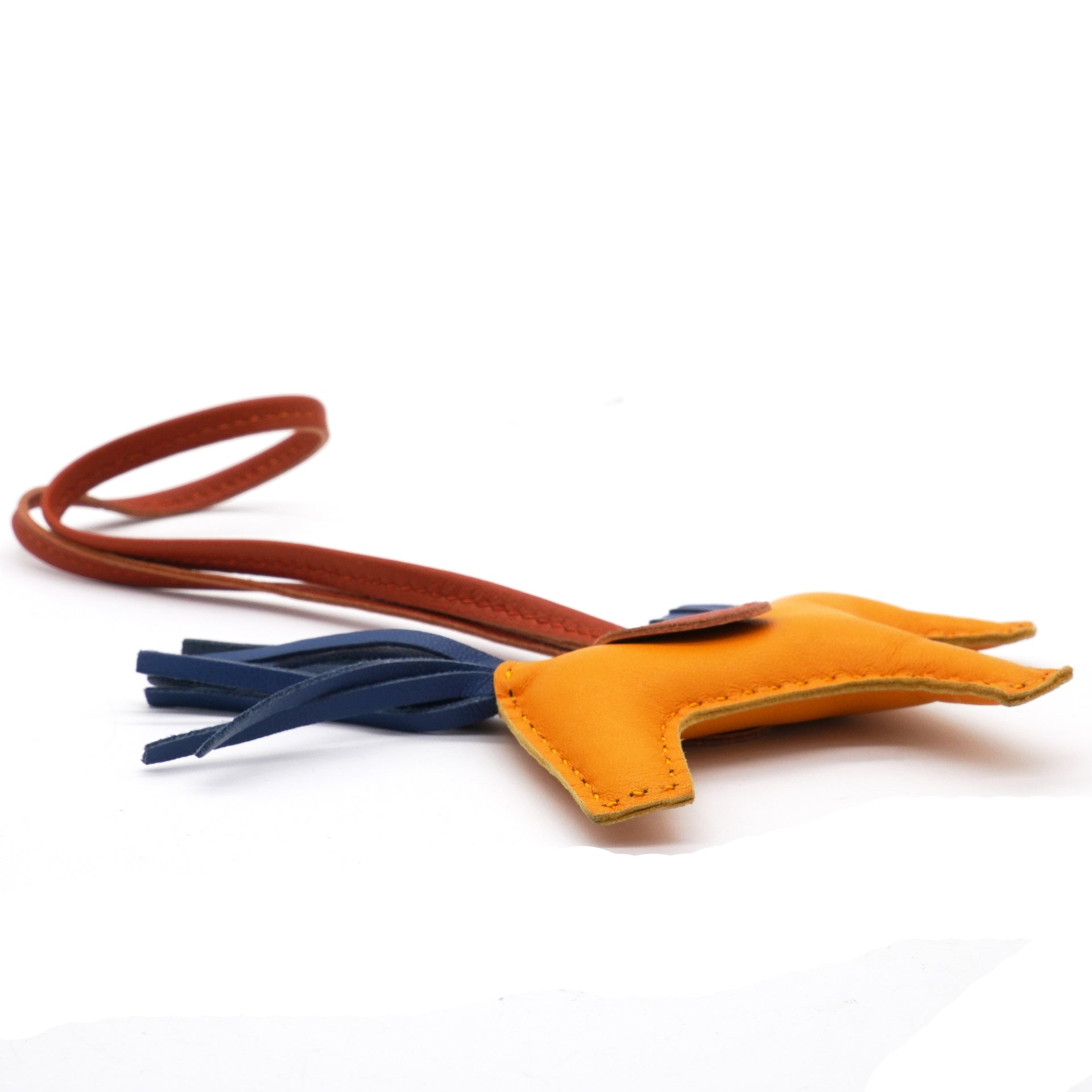 HERMES Rodeo Charm PM Brown 