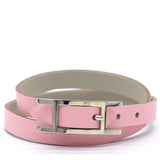 HERMÈS Swift Behapi Double Tour Bracelet Pink T3 