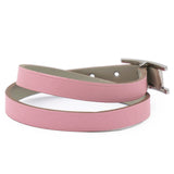 HERMES Swift Behapi Double Tour Bracelet Pink T3 