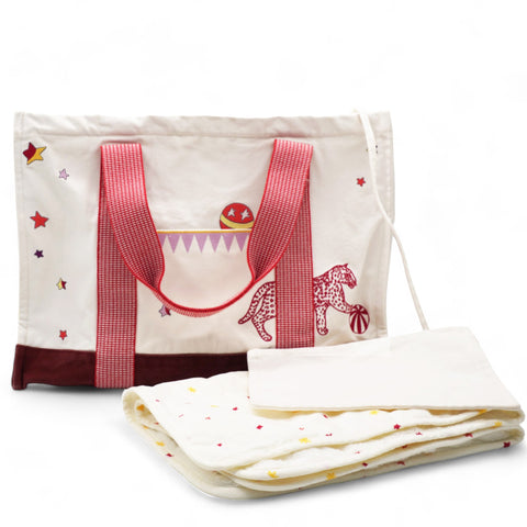 HERMES Tote Bag Mothers Bag Circus Women's 