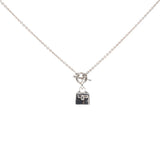 Hermes Amulet 925 Silver Kelly Pendant Necklace 