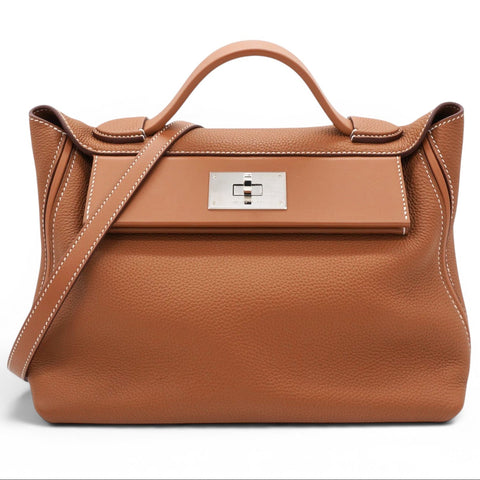 Hermes Barenia Faubourg 24/24 29 Fauve 