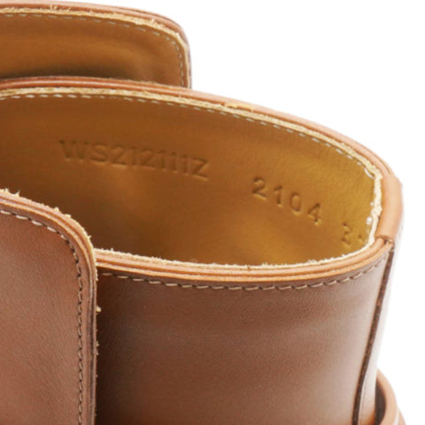 Hermes Brown Leather Neo Ankle Boots Size37