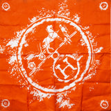 Hermes C.2009 Hugo Grygkar "Ex-Libris Globe-Trotter" Signature Logo Silk Scarf 
