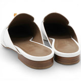 Hermes Calfskin Femma Oz Mules White Size37.5 