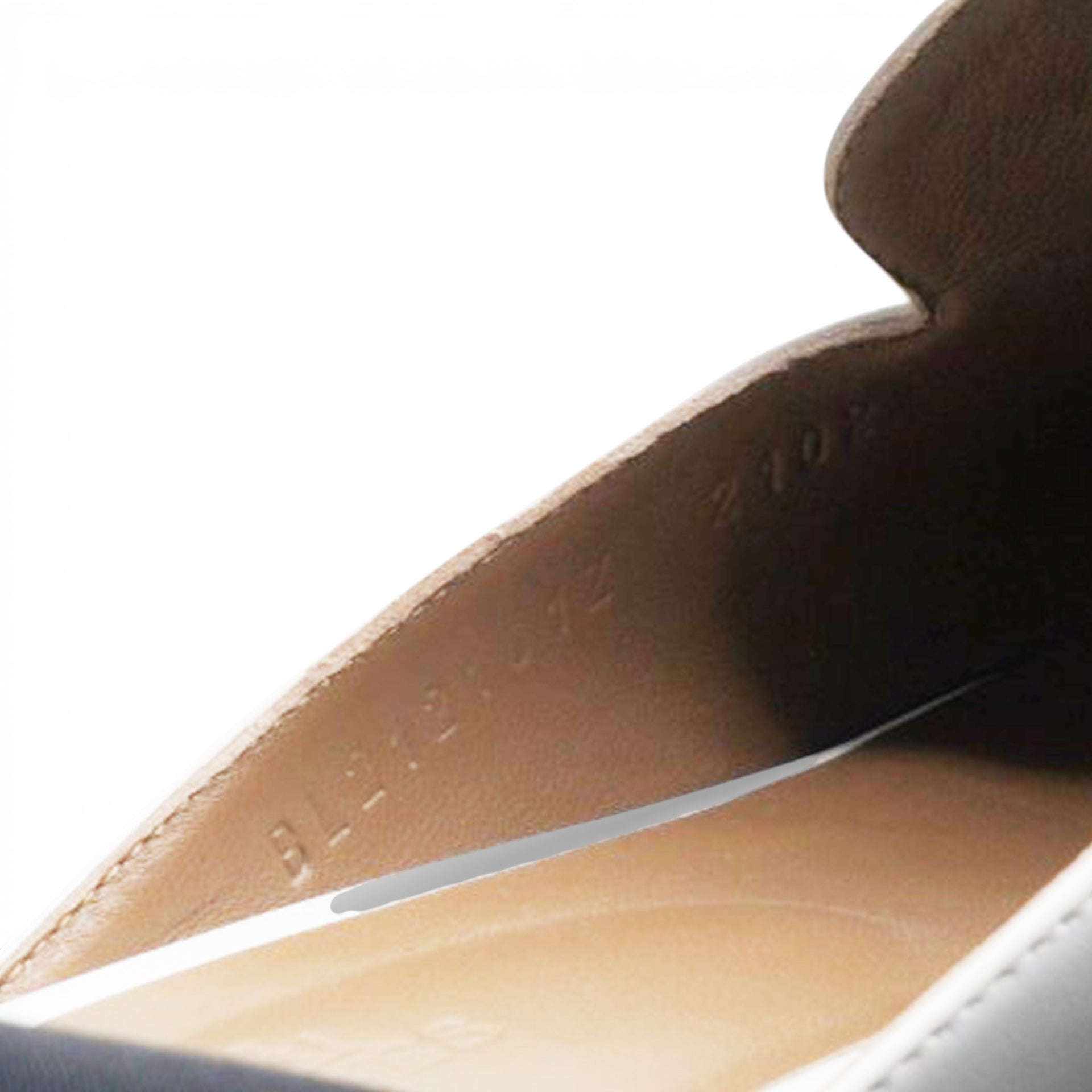 Hermes Calfskin Femma Oz Mules White Size37.5 