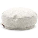 Hermes Cashmere Swift Womens Deauville Cap Gris Flanelle Gold Size58 