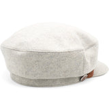 Hermes Cashmere Swift Womens Deauville Cap Gris Flanelle Gold Size58 